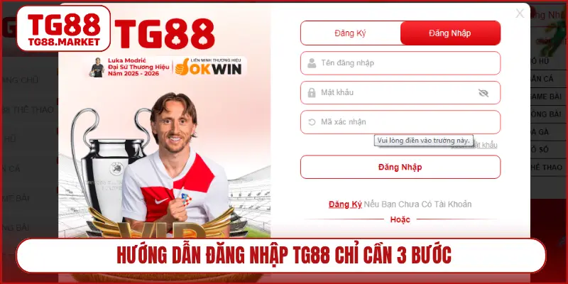Hướng dẫn đăng nhập TG88 chỉ cần 3 bước
